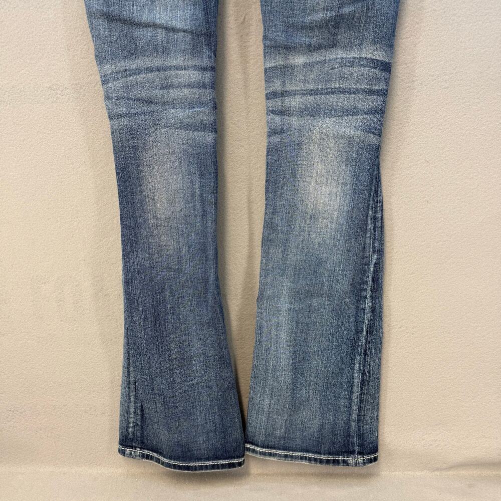 Miss Me Jeans Women's 27x35 (4) Standard Boot Angel Wings Embellished EUC - Picture 7 of 15